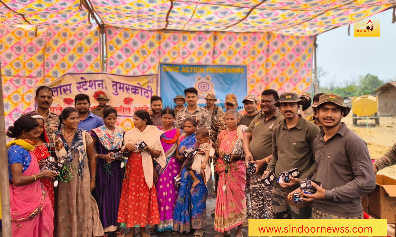 Read more about the article आजादी के बाद पहली बार तुमरकोठी गांव में पहुंची बिजली